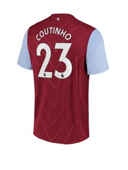 Aston Villa Philippe Coutinho #23 Heimtrikot 2022-23 Kurzarm